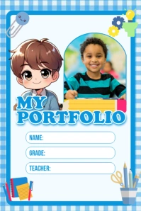 My Portfolio Cover Template Póster