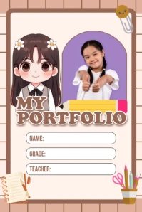 My Portfolio Cover Template Poster