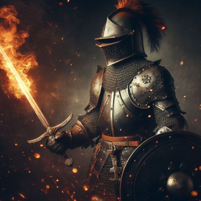 Mythic armor Post Instagram template
