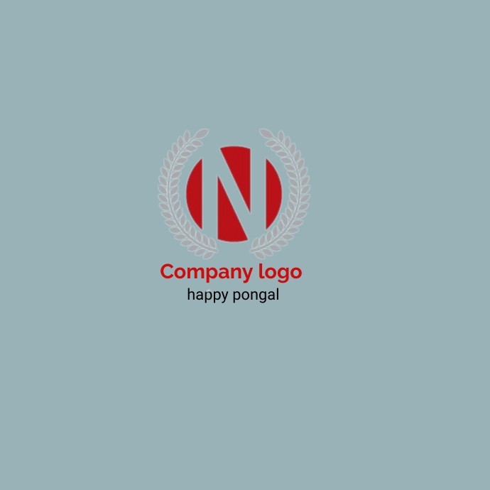 N company logo Логотип template