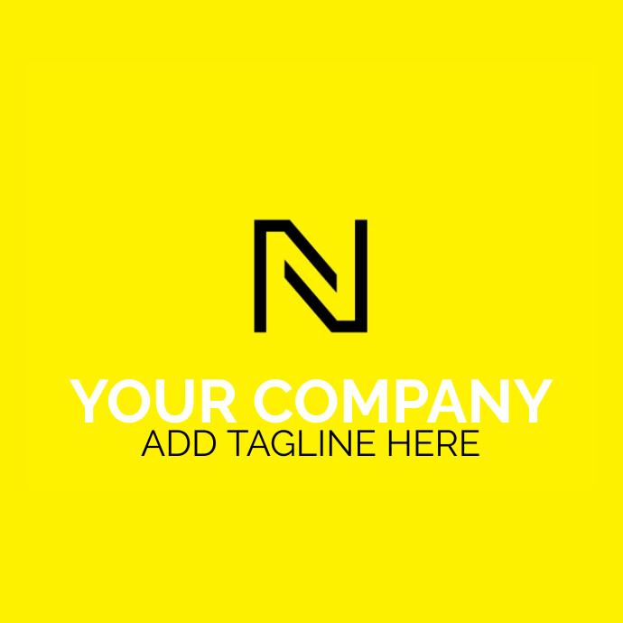 N Creative Logo Design, N letter logo design template