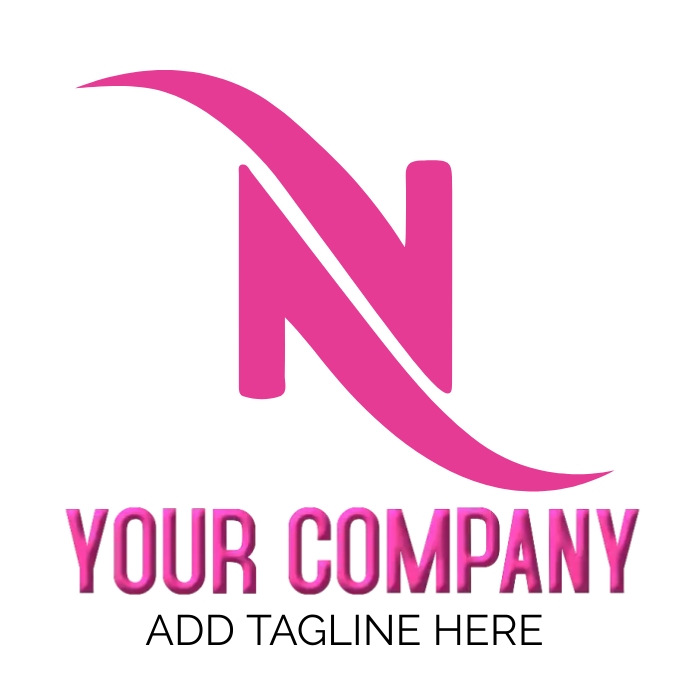 N letter logo | N logo design, Template | PosterMyWall