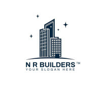 N R Builders logo template