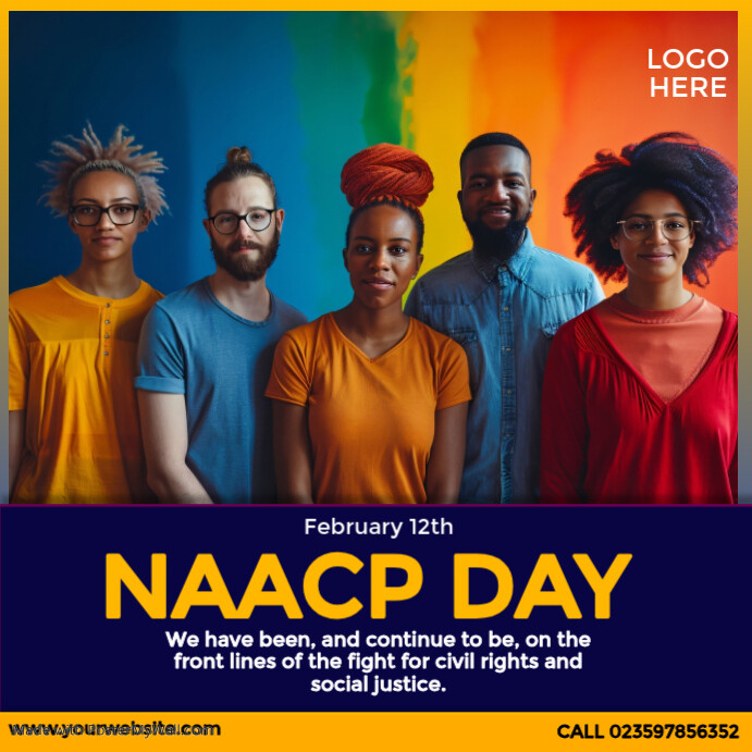 NAACP Day Instagram Post template