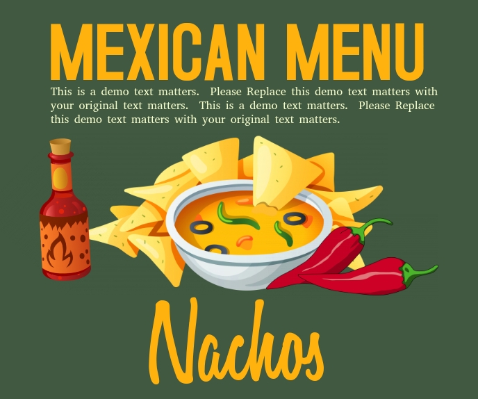 Nacho Template PosterMyWall