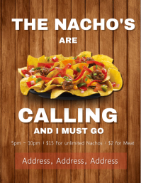 50 Nacho Customizable Design Templates Postermywall