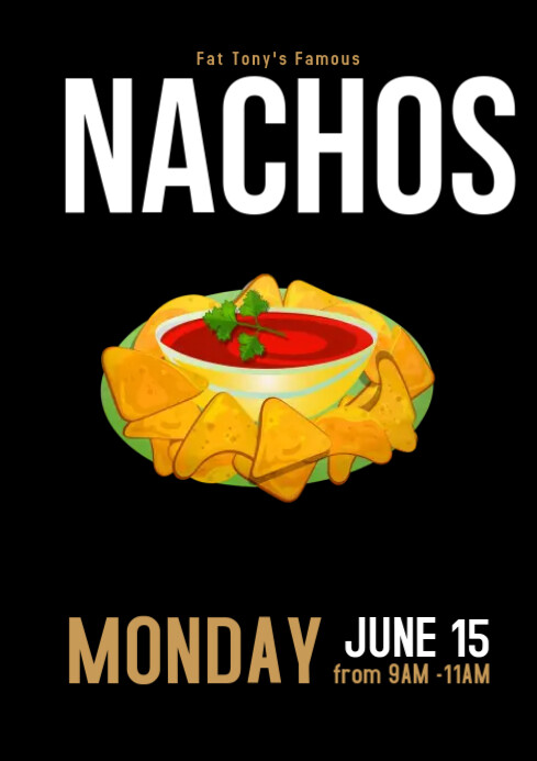 Nachos Template PosterMyWall