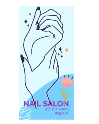 NAIL ART, NAIL SALON, BEAUTY , BOHO Instagram Portrait template