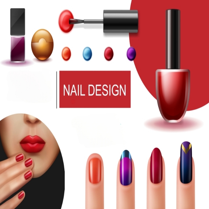 Nail Menu Background Nail art background Template | PosterMyWall