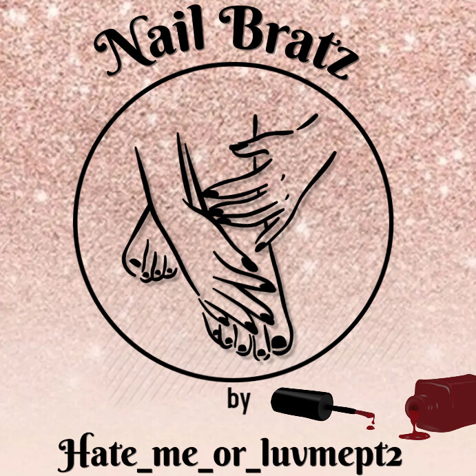 Nail art Publicação no Instagram template