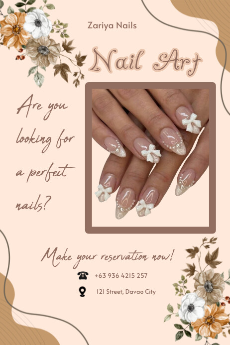 Nail Art Poster Template | PosterMyWall