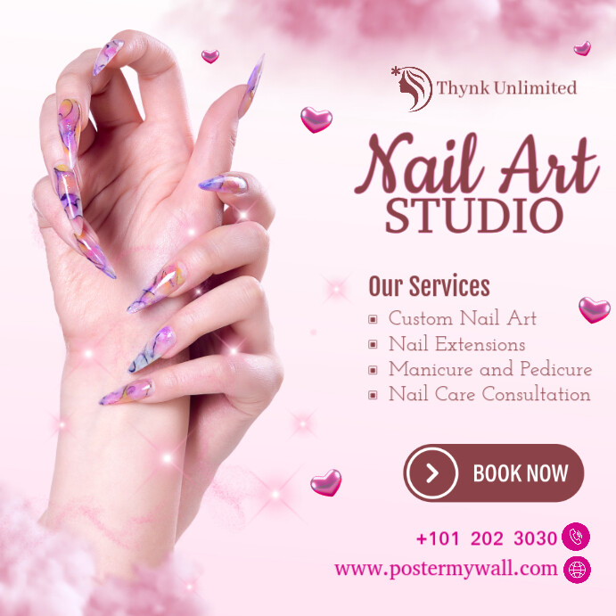 Nail Art Studio Template | PosterMyWall