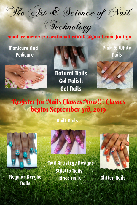 Nail Classes Template | PosterMyWall