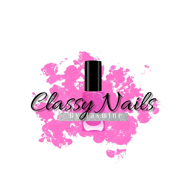 Nail logo Logotipo template