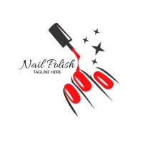 Nail Polish Logo template