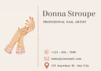Nail Postcard template