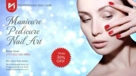 Nail Salon 16:9 Video Template Tampilan Digital (16:9)