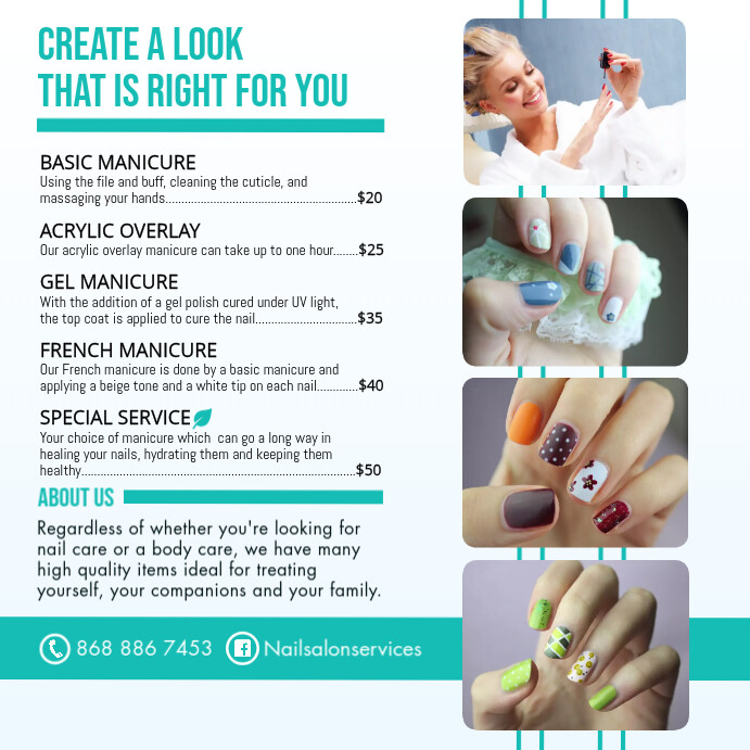 Nagelstudio Werbung Preisliste Vorlage Postermywall Nagelstudio Werbung Preisliste Vorlage Postermywall