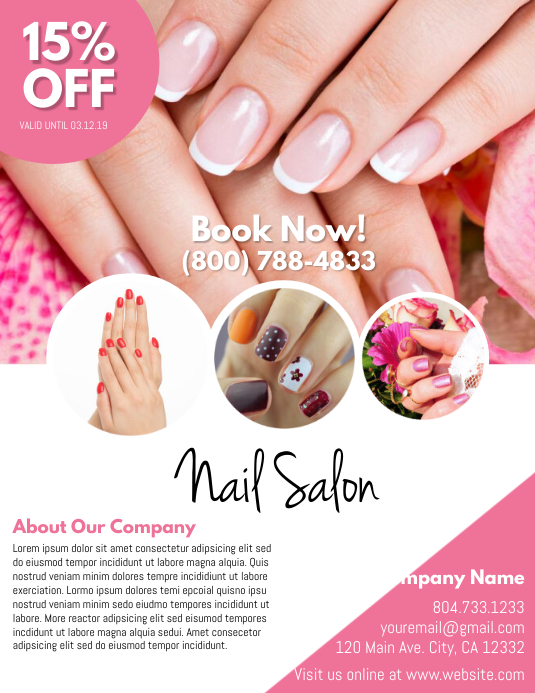Nail Salon Template Postermywall