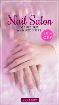 nail salon Instagram Story template