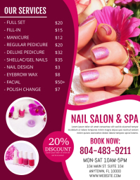 210 Nail Salon Customizable Design Templates Postermywall