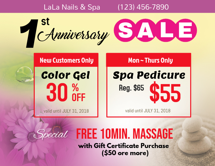 Nail Salon Flyer 2 template