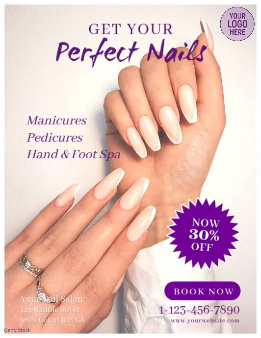 Nail Salon Flyer Template Postermywall Nail Salon Flyer Template Postermywall