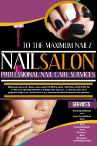 Customizable Design Templates for Nail Salon | PosterMyWall