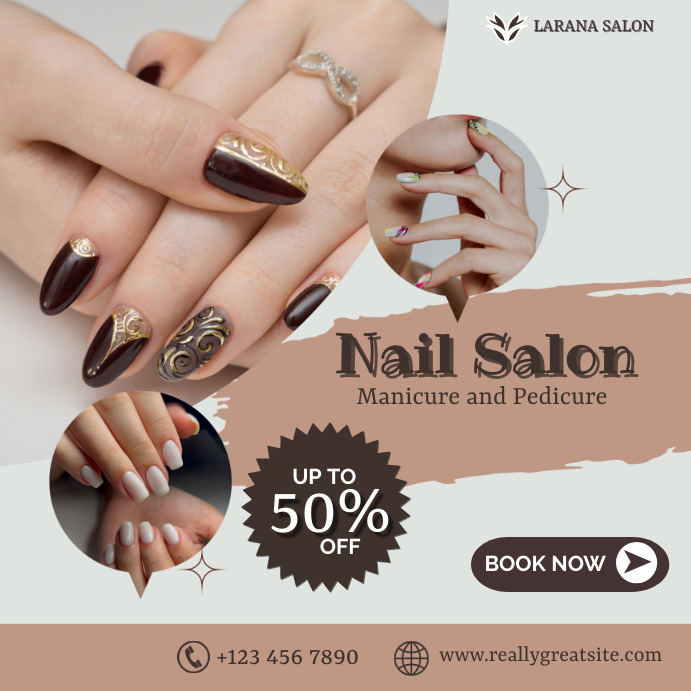 Nail Salon Poster Template | PosterMyWall