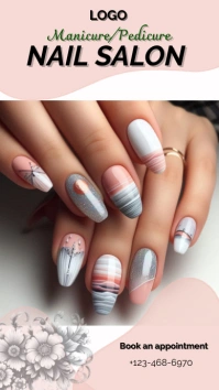 Nail Saloon Template Digital Display (9:16)