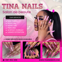nail studio Instagram-Beitrag template