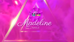 Lyserød Nail Salon Promotion Digitalt display Template