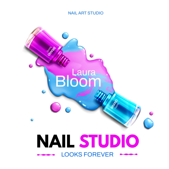 NAIL TECH Template PosterMyWall