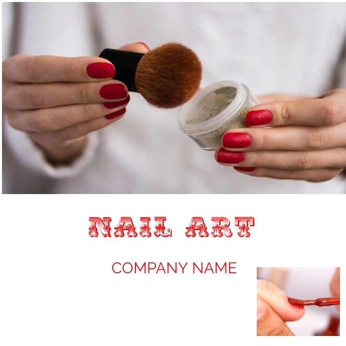 Nail tech Template PosterMyWall