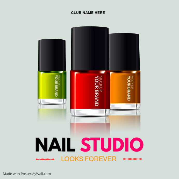 NAIL TECH Template PosterMyWall