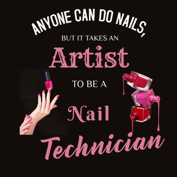 Nail tech flyer template PosterMyWall