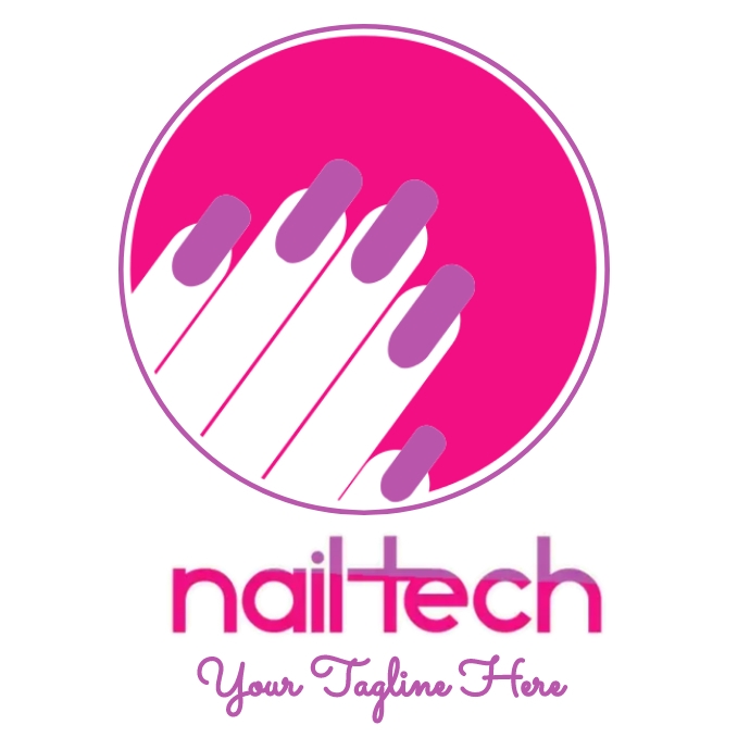 Nail Tech Logo, Nail Tech Logo Template, Nail PosterMyWall