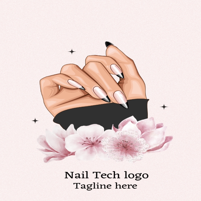 Nail tech logo background Template PosterMyWall