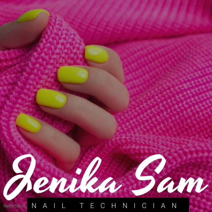 Nail Technician Logo Templates PosterMyWall nail-technician-logo-templates-postermywall