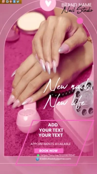 Nails Studio Digital Display (9:16) template
