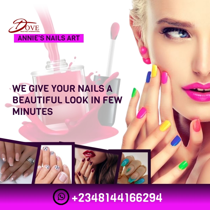 NAILS TECH (1) Template | PosterMyWall