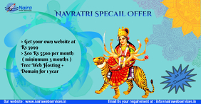 Naira Web Services | Navratri Special Facebook Shared Image template