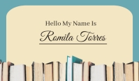 name tag, label, class tag template