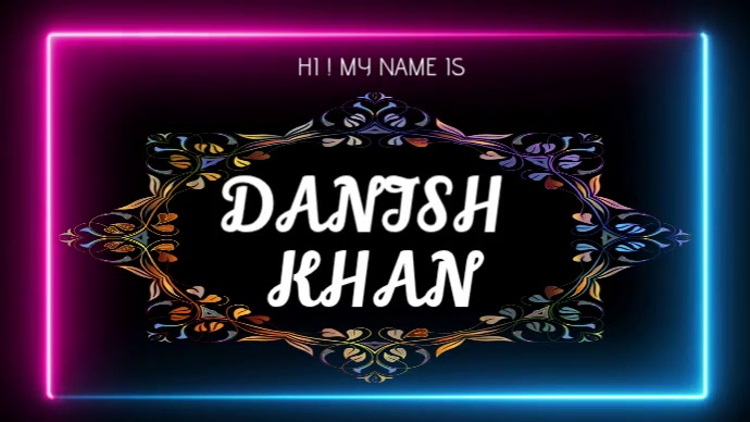 Name Introduction Template | PosterMyWall