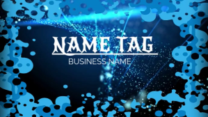 Name Tag YouTube-miniature template