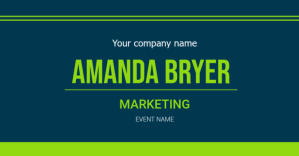 Blå Marketing Event Facebook Shared Image Template