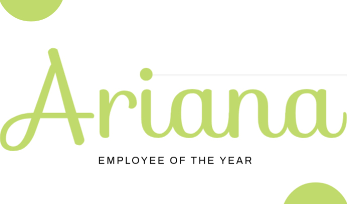 White Employee Recognition Tags Template | PosterMyWall