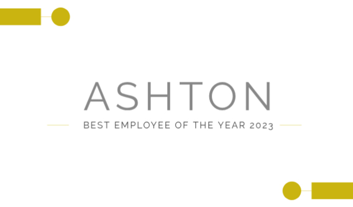 Name tag for EMPLOYEE OF THE YEAR Template | PosterMyWall