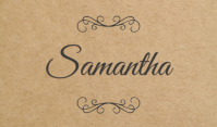 Name tag for wedding template