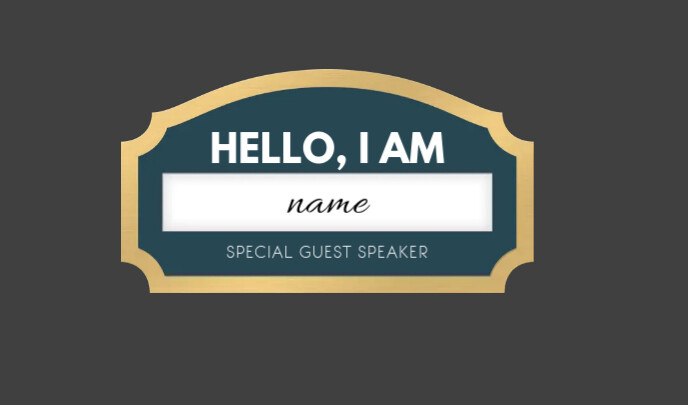 Name Tag R NAME TAG TEMPLATE.R | PosterMyWall